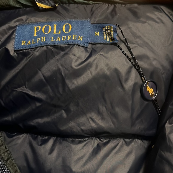 Polo by Ralph Lauren Men's Plaid Puffer Jacket - Navy - Picture 8 of 8